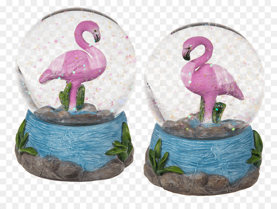 Flamingolar，Kar Küresi PNG