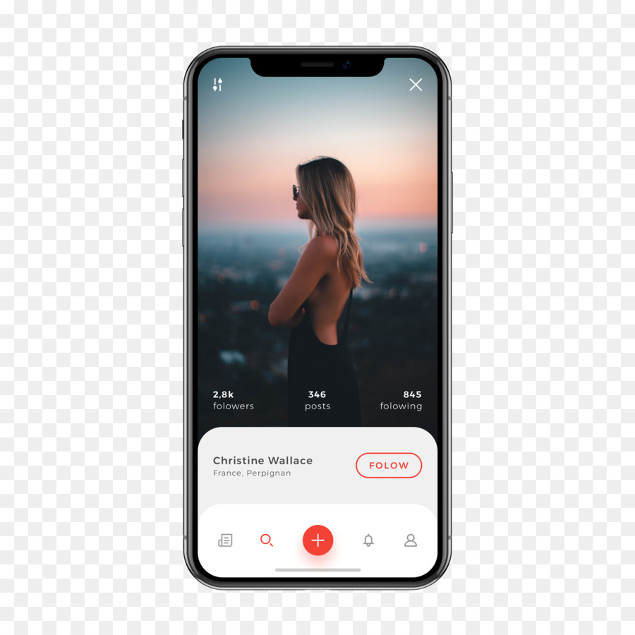 Iphone X，Kullanıcı Arayüz Tasarımı PNG