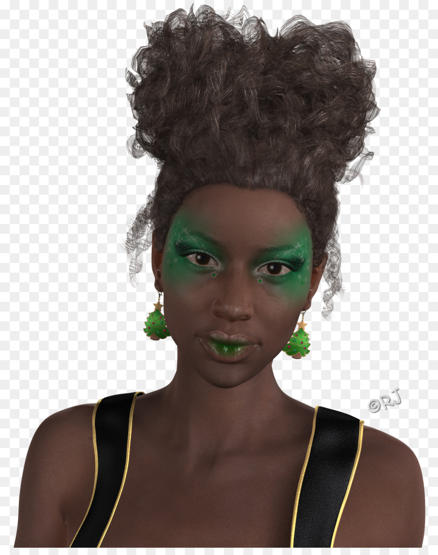 Alın，Afro PNG