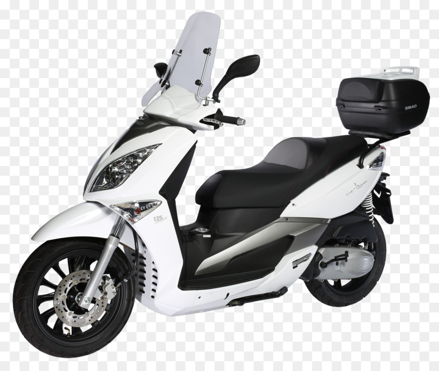 Beyaz Motosiklet，Scooter PNG