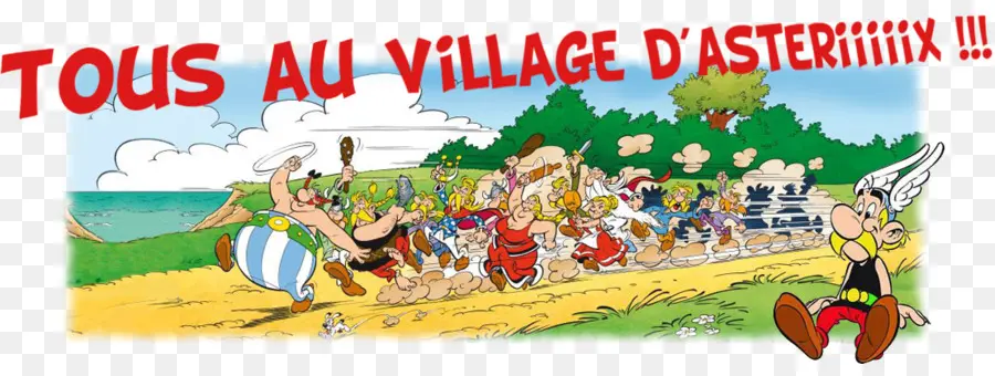 Asterix Ve Obelix Doğum Günü，Asterix Ve Atlı Araba Yarışı PNG
