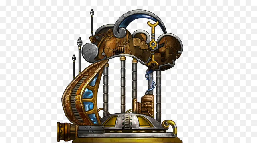 Steampunk Makinesi，Dişliler PNG