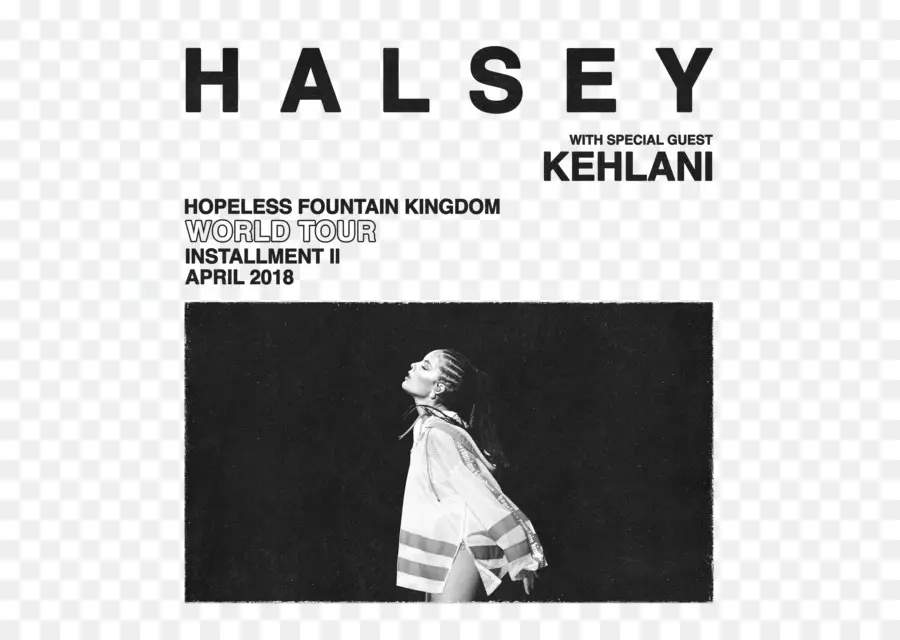 Konser Posteri，Halsey PNG