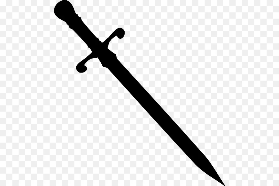 Kılıç，Siluet PNG