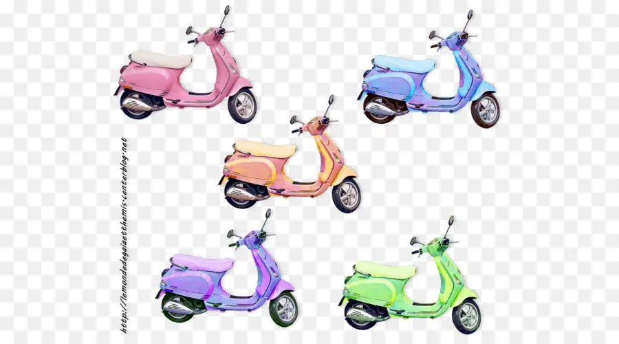 Renkli Scooterlar，Pembe PNG