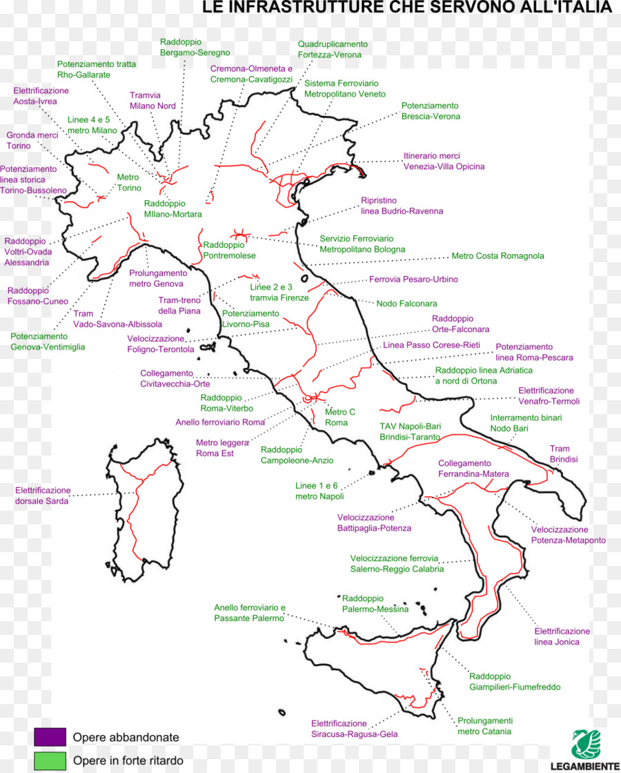 İtalya，Harita PNG