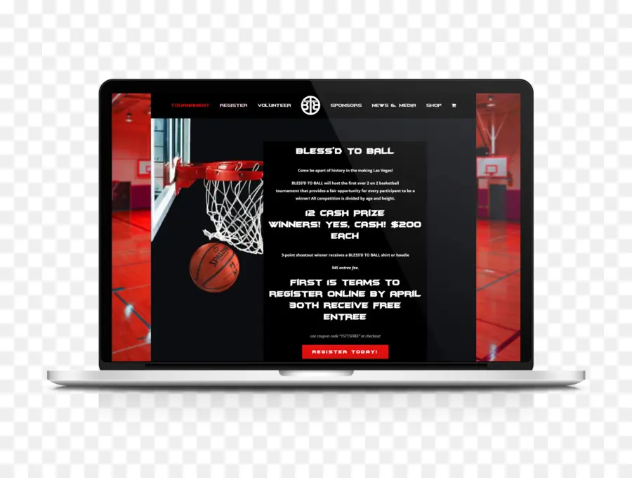 Basketbol Web Sitesi，Dizüstü Bilgisayar PNG