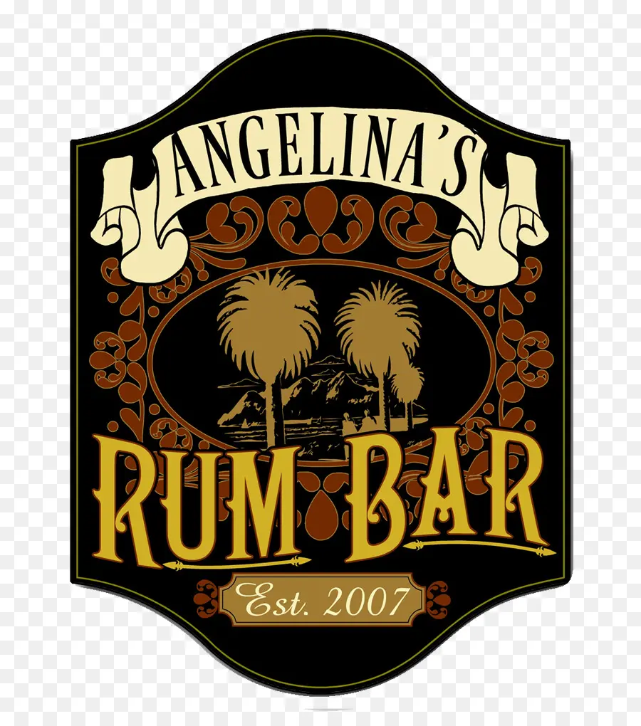 Rum Bar Logosu，çubuk PNG