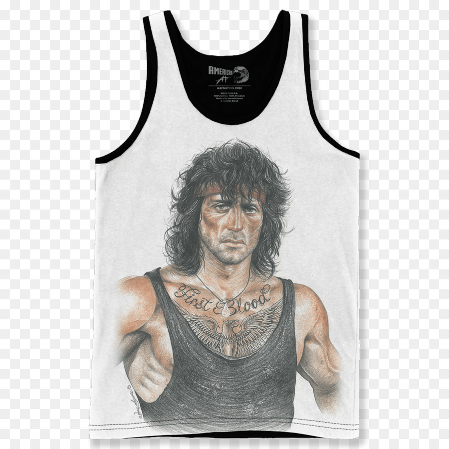 Tshirt，Rambo PNG