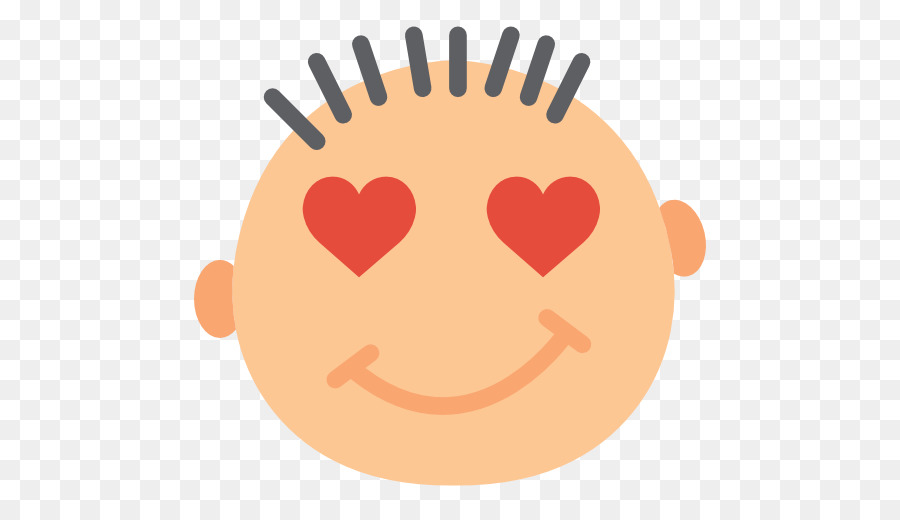 Kalp Gözler Emoji，Yüz PNG