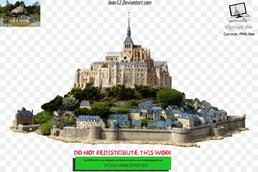 Mont Saint Michel，Kale PNG