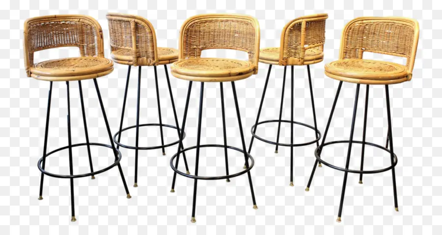 Bar Tabureleri，Rattan PNG