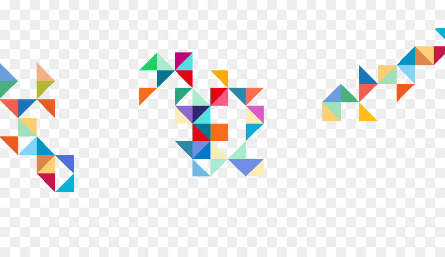 Renkli Geometrik Arka Plan，Geometrik PNG