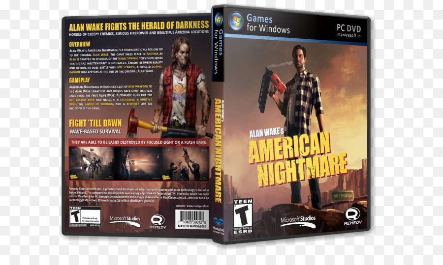 Alan Wake Amerikan Kabusu，Alan Wake PNG