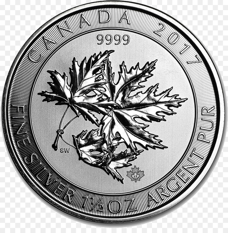 Kanada Gümüş Maple Leaf，Akçaağaç Yaprağı PNG