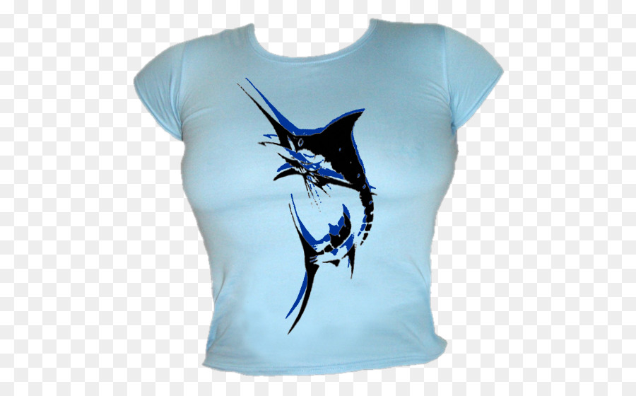 Tshirt，Siyah Marlin PNG