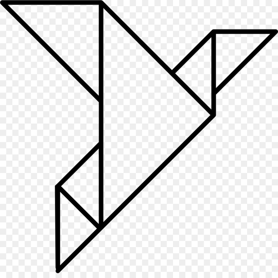 Tangram，Geometrik PNG