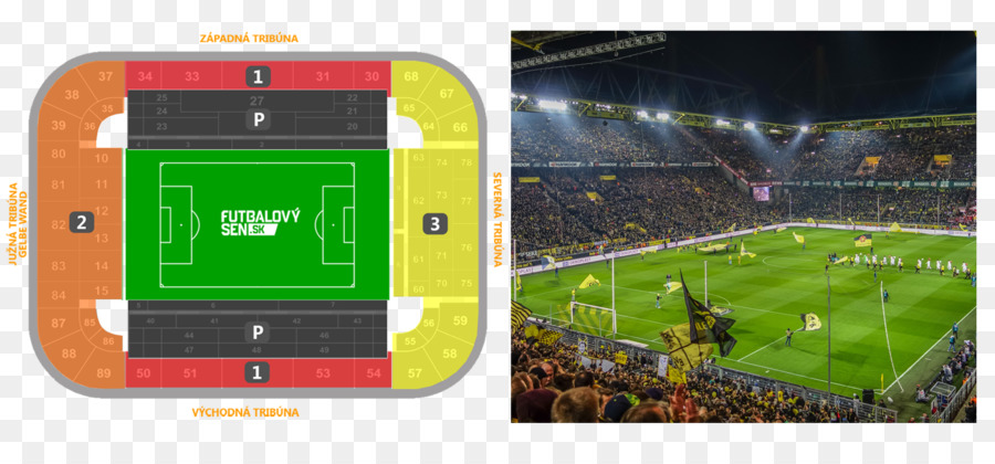 Westphalia Stadyumu，Borussia Dortmund PNG