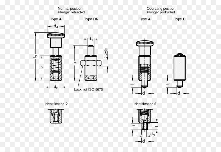 Teknik Çizim，Piston PNG