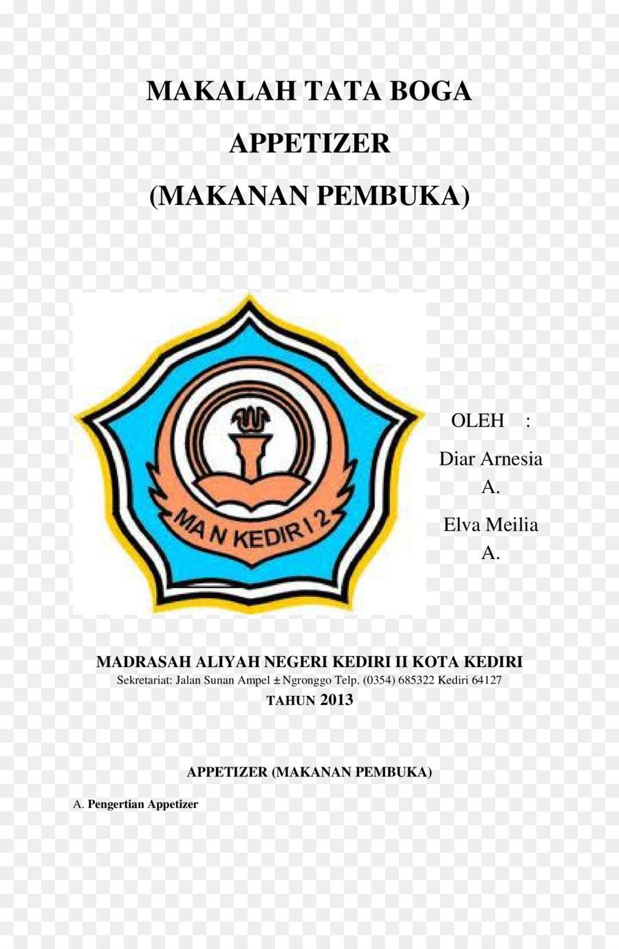 Man 3 Kediri，Logo PNG