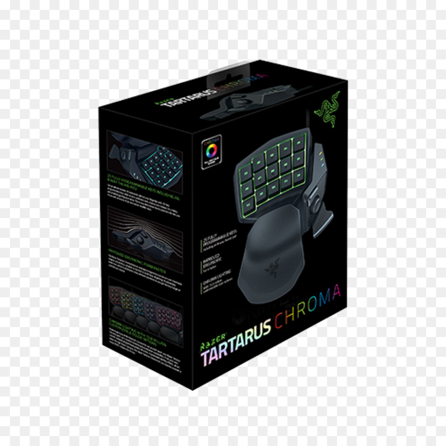 Bilgisayar Klavye，Razer Tartarus Renk PNG