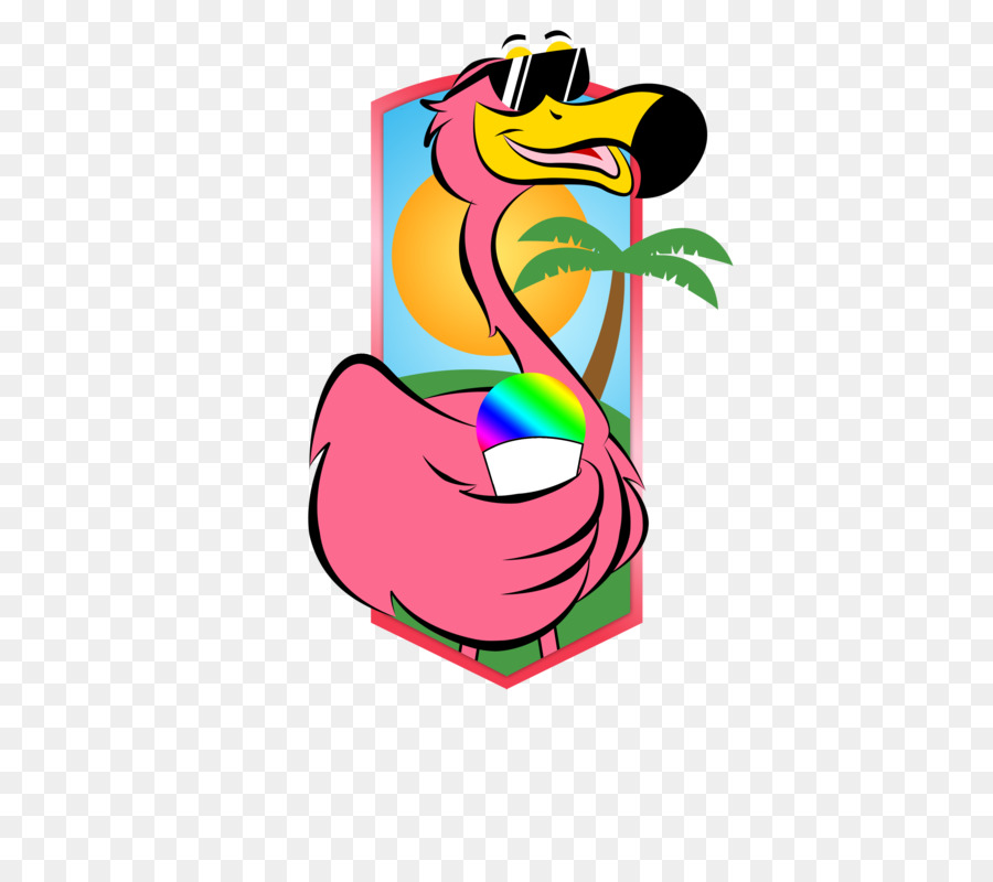 Havalı Flamingo，Güneş Gözlüğü PNG