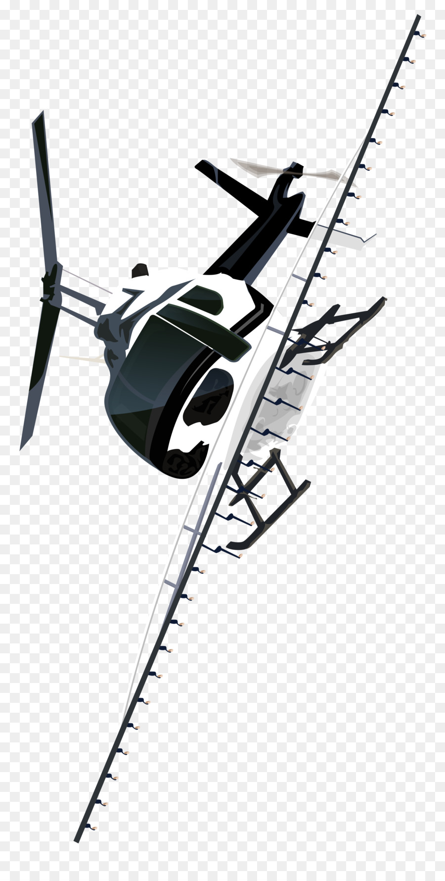 Helikopter Rotor，Uçak PNG