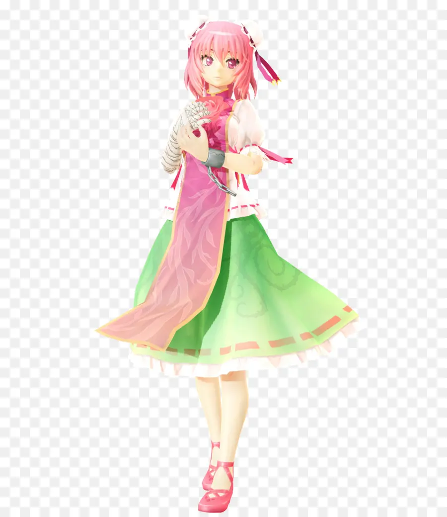 Pembe Saçlı Kız，Anime PNG