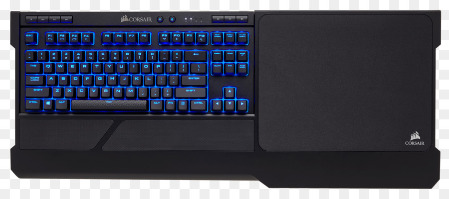 Bilgisayar Klavye，Klavye Desteği Tepsi Corsair K63 Siyah PNG