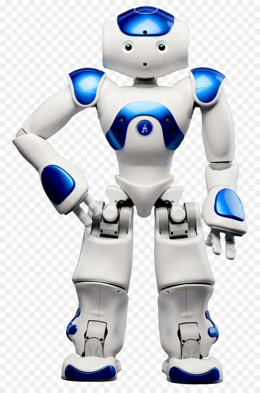 Mavi Ve Beyaz Robot，Teknoloji PNG