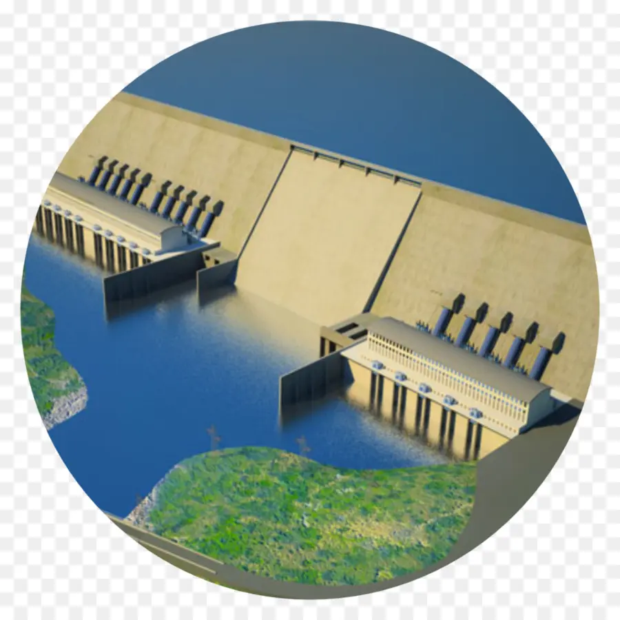 Büyük Etiyopya Rönesans Barajı，Kalabagh Baraj PNG