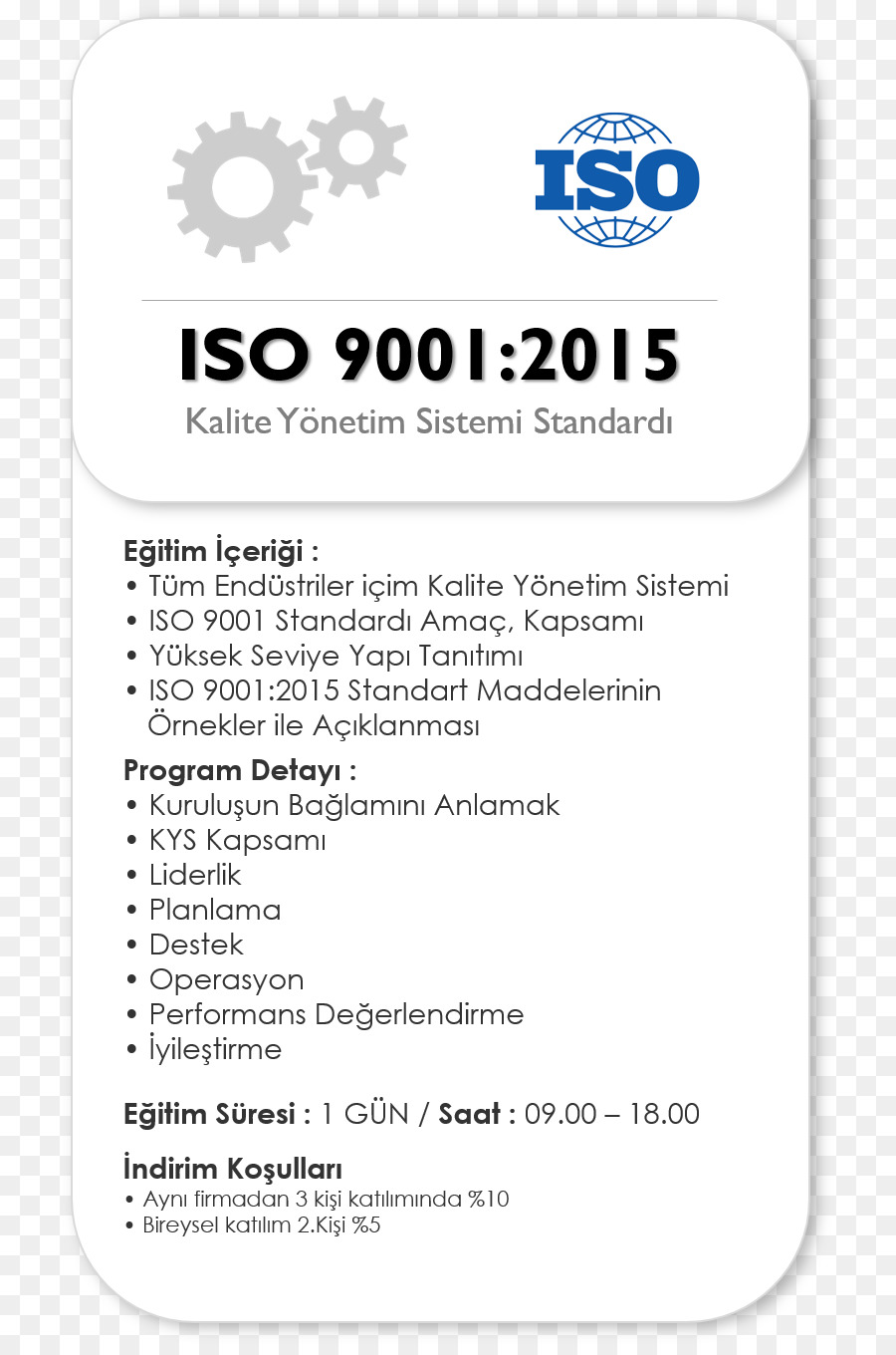 Iso 9000，90012015 ıso PNG