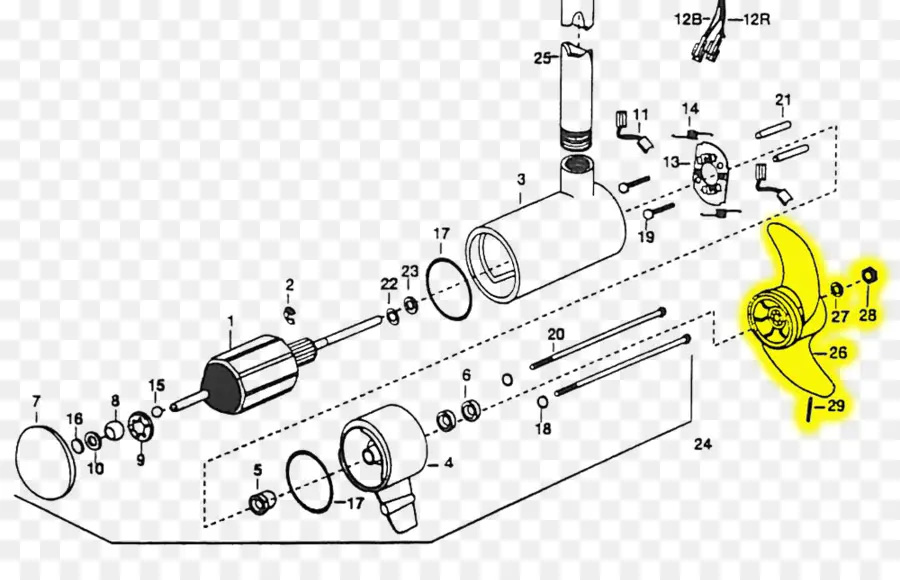 Trollemek Motor，Diyagramı PNG