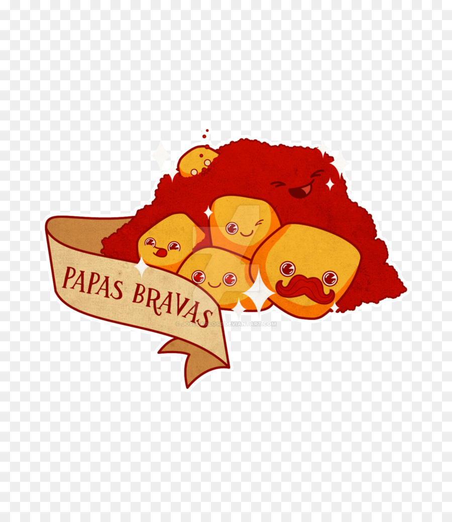 Papas Bravas Illüstrasyon，Patates PNG