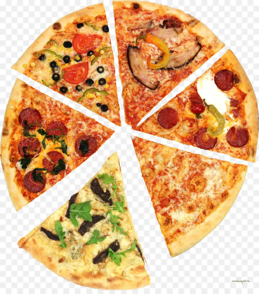 Pizza，Dilimler PNG