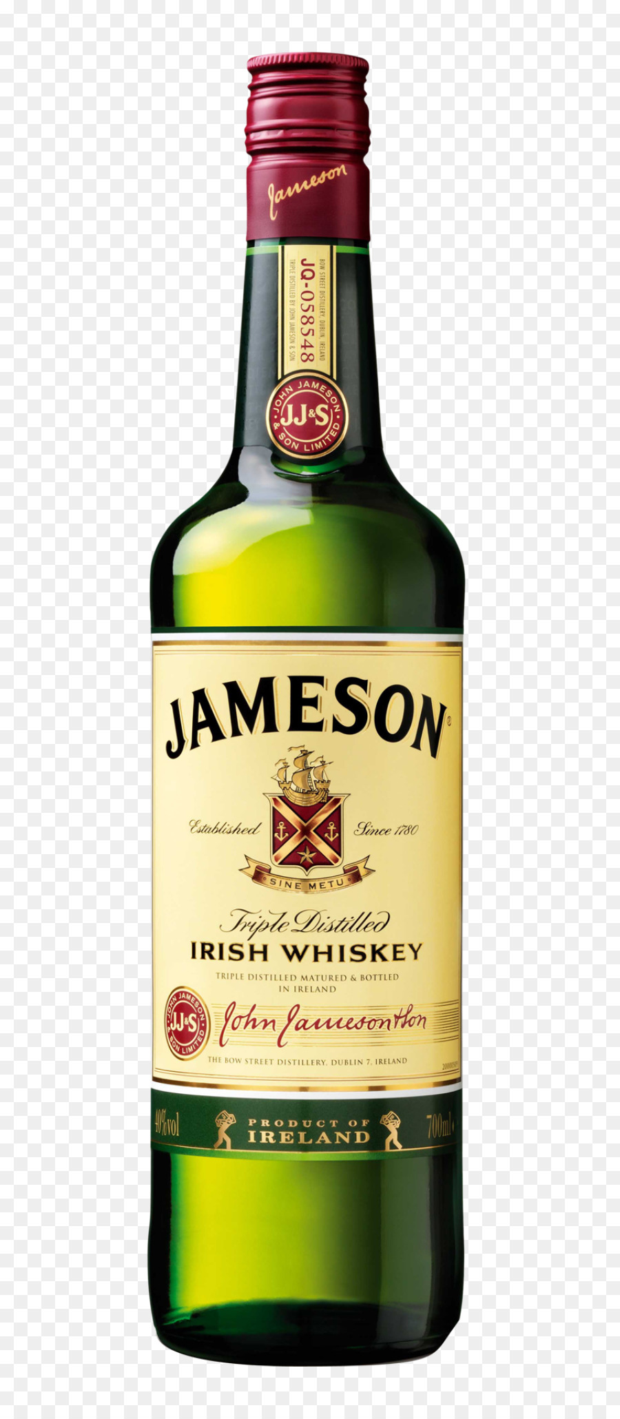 Jameson Irlanda Viskisi Likoru Irlanda Mutfagi Jack Daniels Seffaf Png Goruntusu