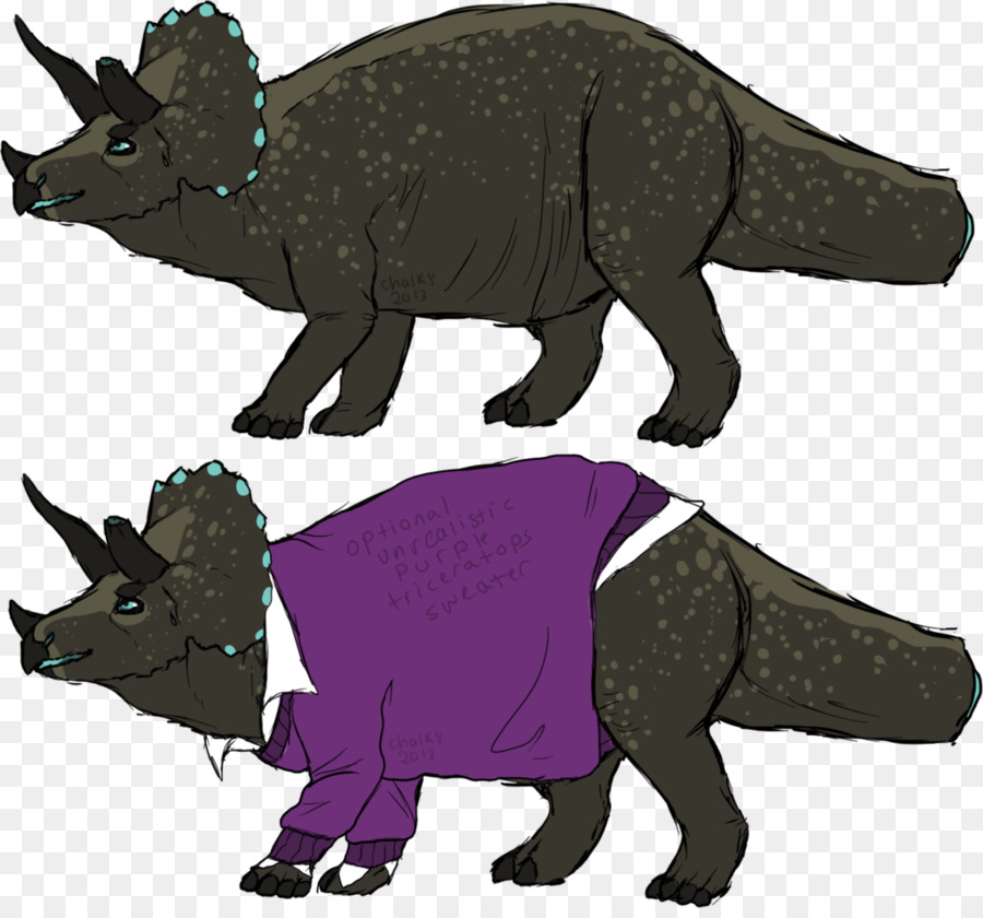 Triceratops，Sığır PNG