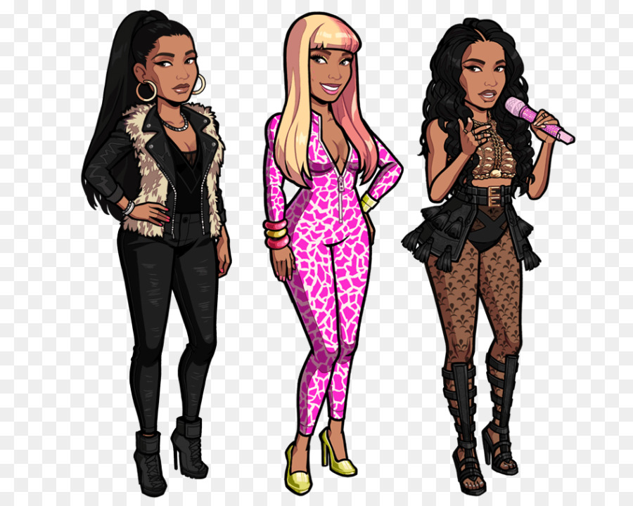 Nicki Minaj İmparatorluğu，Moda Illüstrasyon PNG