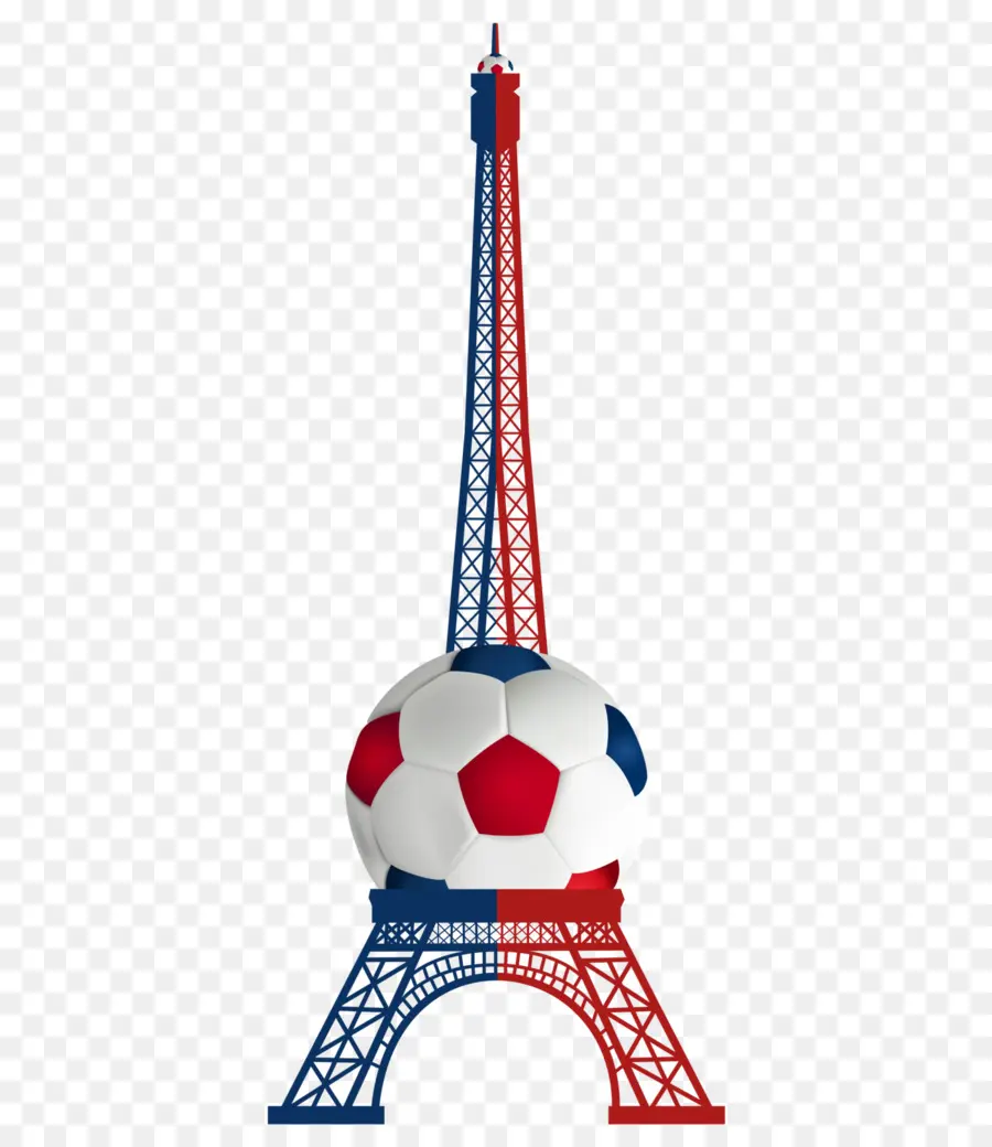 Futbol Topuyla Eyfel Kulesi，Paris PNG