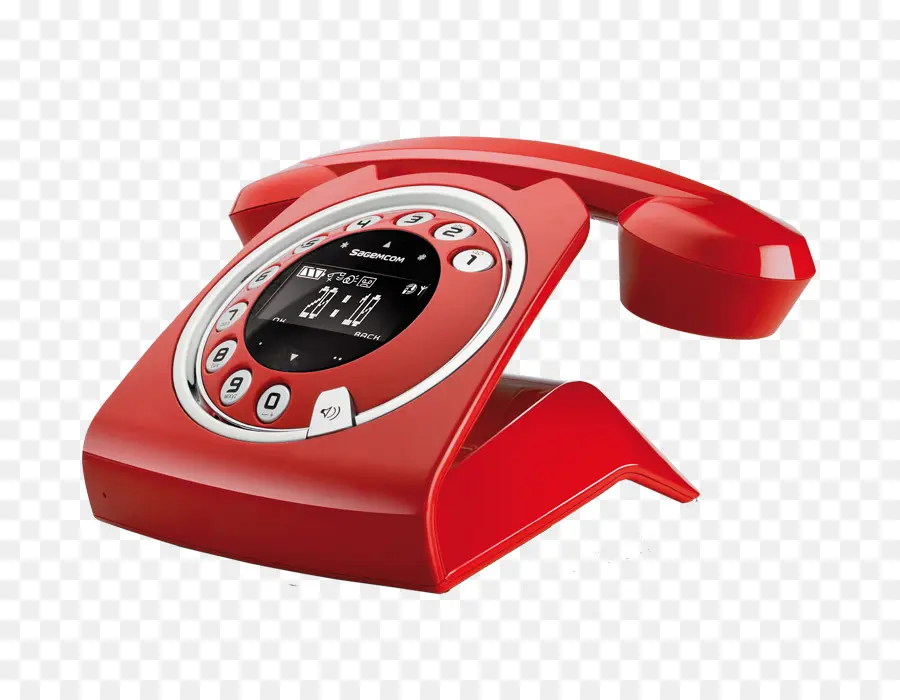 Kırmızı Telefon，Retro PNG