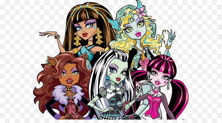 Monster High Karakterleri，Bebekler PNG