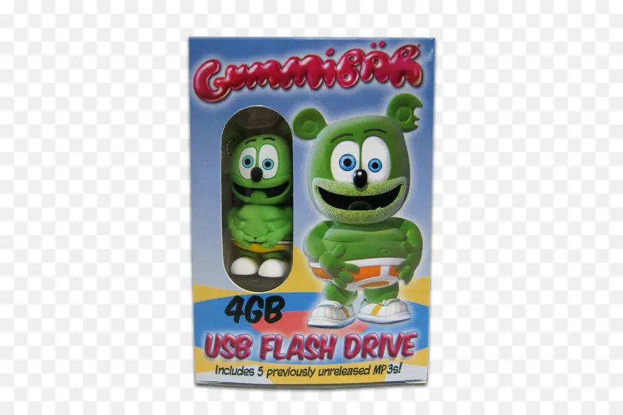 Yeşil Ayı Usb，Gummibär PNG