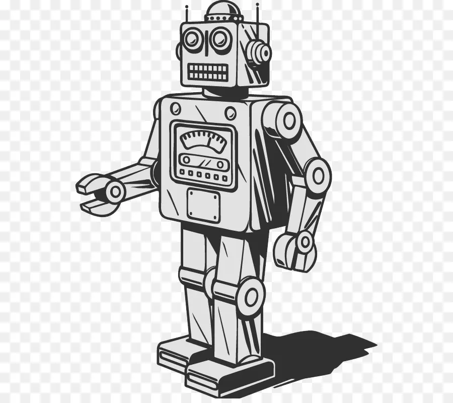 Vintage Robot，Mekanik PNG