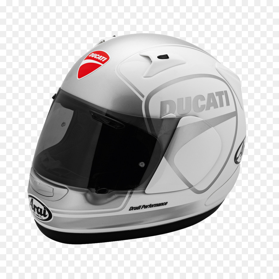 Beyaz Motosiklet Kaskı，Ducati PNG