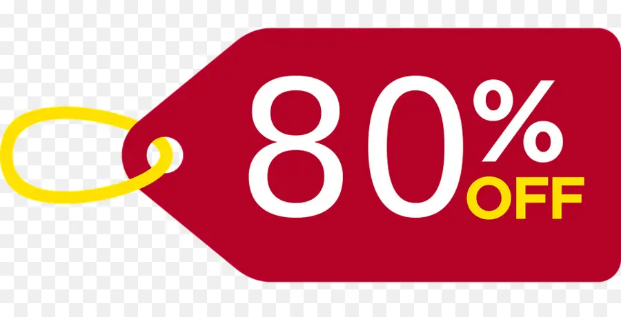 80 İndirim Etiketi，İndirim PNG