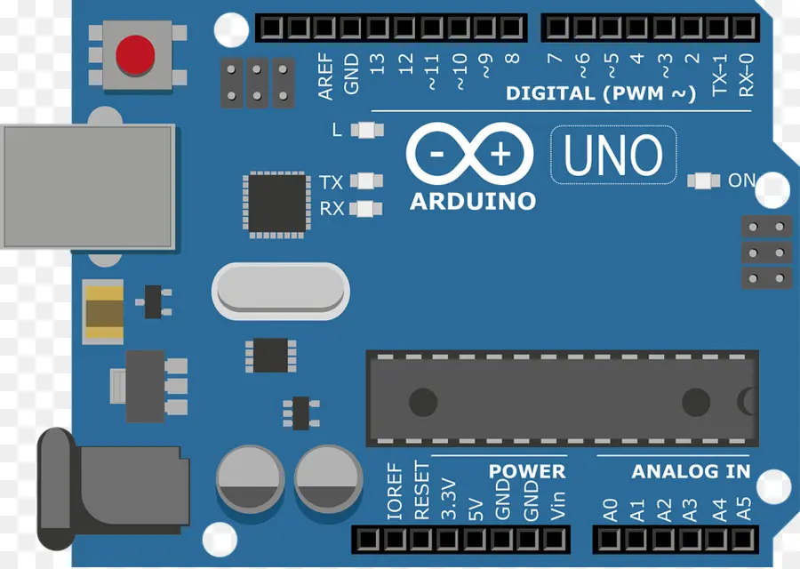 Arduino Uno，Mikrodenetleyici PNG