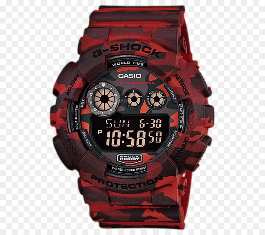 Kırmızı G Shock Saat，Saat PNG