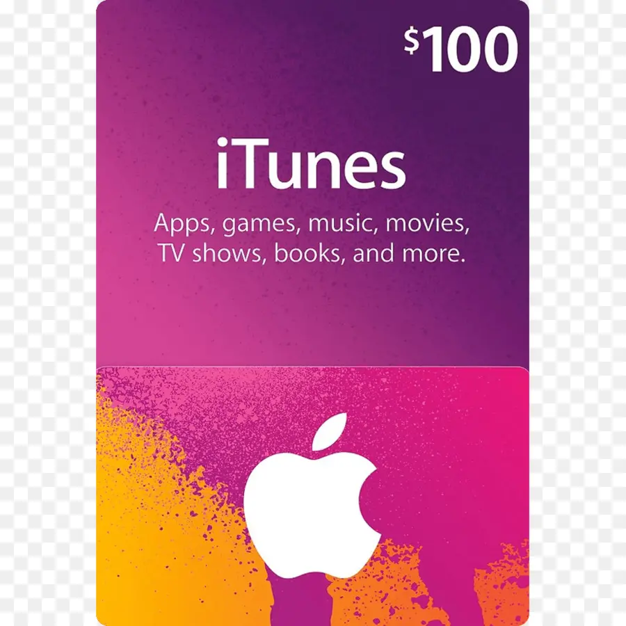 Itunes Hediye Kartı，100 PNG