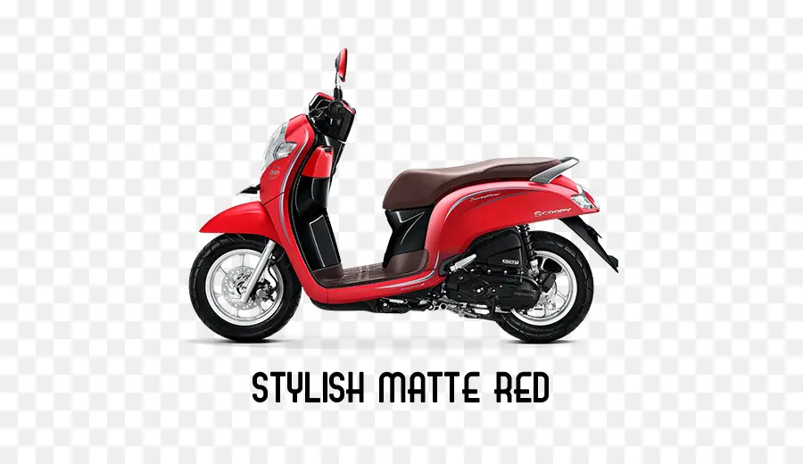 Scooter，Mat Kahverengi PNG