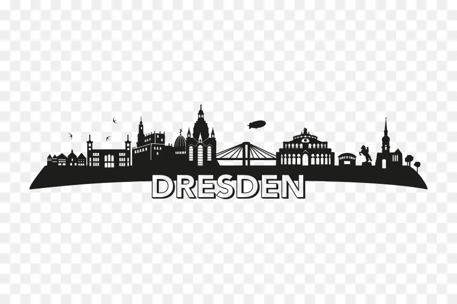 Dresden Silueti，şehir PNG